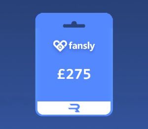 Rewarble Fansly GBP 275 Подарочная карта