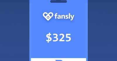 Rewarble Fansly USD 325 Подарочная карта
