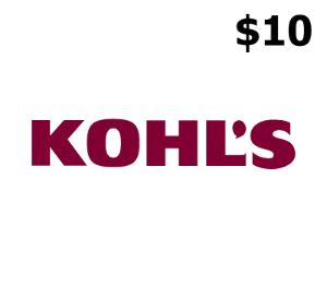 Kohls $10 Подарочная карта US