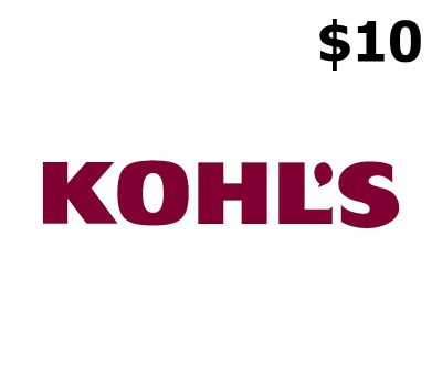 Kohls $10 Подарочная карта US