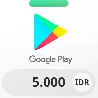 Google Play IDR 5000 Подарочная карта ID