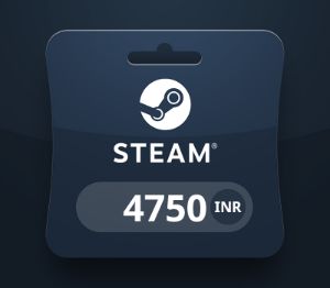 Steam Wallet INR 4750 Подарочная карта IN