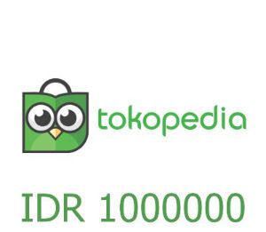 Tokopedia 1000000 IDR Подарочная карта ID
