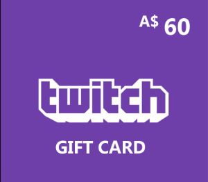 Twitch AUD 60 Подарочная карта AU