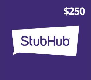 StubHub USD 250 Подарочная карта US