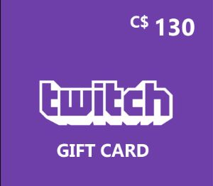 Twitch CAD 130 Подарочная карта CA