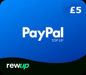 RewUp PayPal GBP 5 Подарочная карта