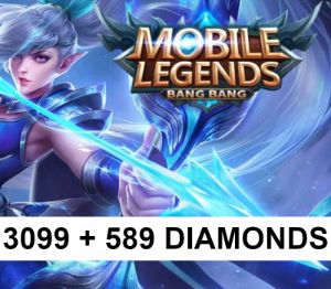 Mobile Legends - 3099 + 589 Bonus Diamonds Key