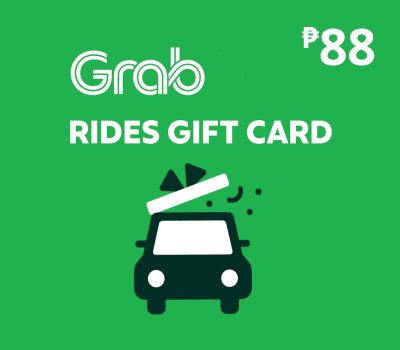 Grab Rides PHP 88 Подарочная карта PH