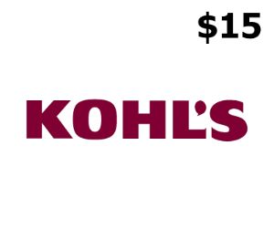 Kohls $15 Подарочная карта US