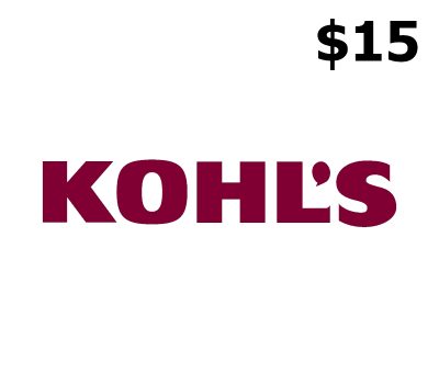 Kohls $15 Подарочная карта US