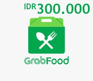 Grab Food IDR 300000 Подарочная карта ID