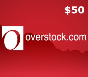Overstock.com $50 Подарочная карта US