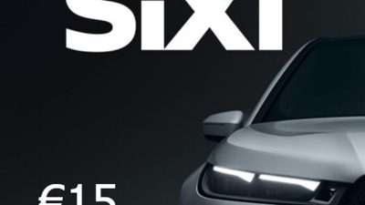 Sixt €15 Подарочная карта EU
