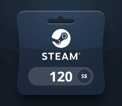 Steam Wallet SGD 120 Подарочная карта SG