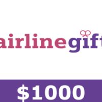 AirlineGift $1000 Подарочная карта CA
