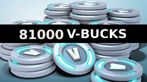 Fortnite - 81000 V-Bucks XBOX One / Xbox Series X|S Account