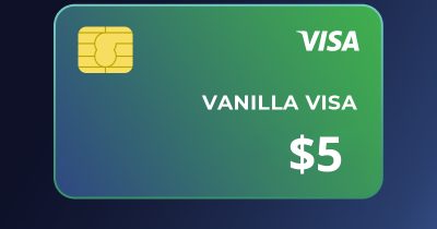 Vanilla VISA $5 US