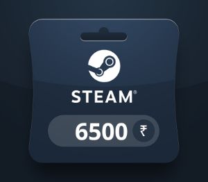 Steam Wallet INR 6500 Подарочная карта IN