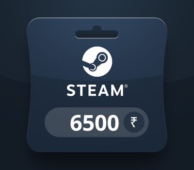 Steam Wallet INR 6500 Подарочная карта IN