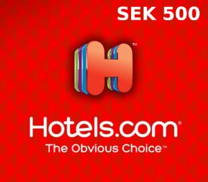 Hotels.com SEK 500 Подарочная карта