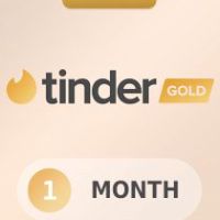 Tinder Gold - 1 мес. подписка Ключ BD