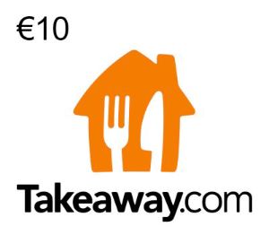 Takeaway.com €10 Подарочная карта BE