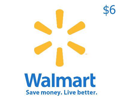Walmart $6 Подарочная карта US