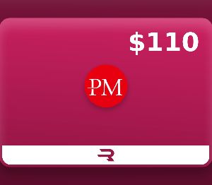 Rewarble Perfect Money USD 110 Подарочная карта