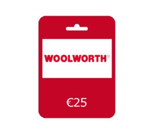 Woolworth EUR 25 Подарочная карта DE