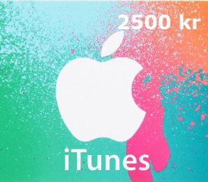 iTunes 2500 kr NO Карта