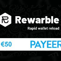 Rewarble Payeer €50 Подарочная карта EU