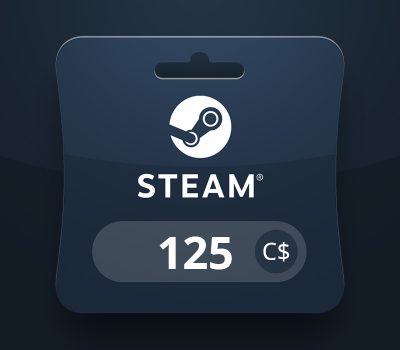 Steam Wallet CAD 125 Подарочная карта CA