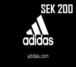 Adidas Store SEK 200 Подарочная карта SE