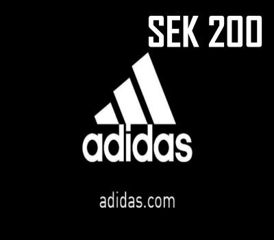 Adidas Store SEK 200 Подарочная карта SE