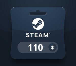 Steam Wallet USD 110 Подарочная карта LY