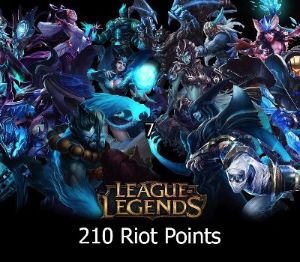 League of Legends 210 RP Предоплаченная карта TR