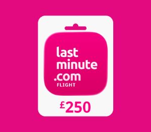 Lastminute.com Flight GBP 250 Подарочная карта UK