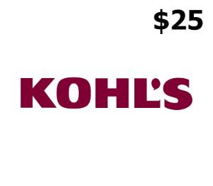 Kohls $25 Подарочная карта US