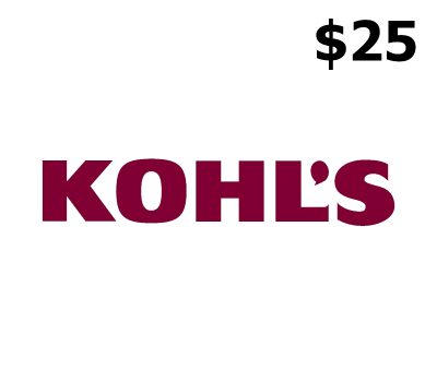 Kohls $25 Подарочная карта US