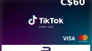 Rewarble TikTok CAD 60 Подарочная карта