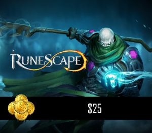 Runescape $25 Prepaid Игровая карта US