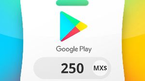 Google Play MXN 250 Подарочная карта MX