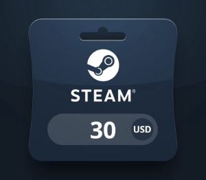 Steam Wallet USD 30 Подарочная карта US