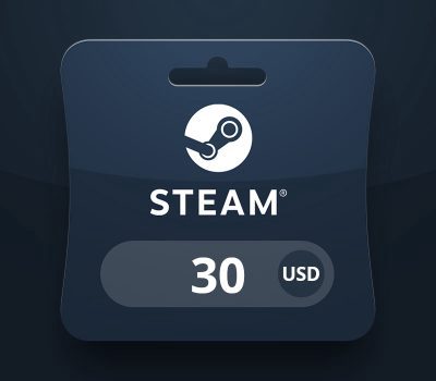 Steam Wallet USD 30 Подарочная карта US