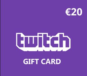 Twitch EUR 20 Подарочная карта EU