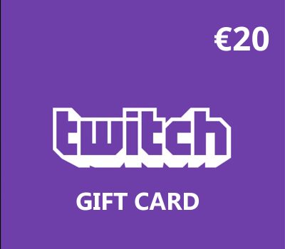 Twitch EUR 20 Подарочная карта EU