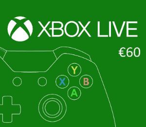 XBOX Live €60 Предоплаченная карта DE