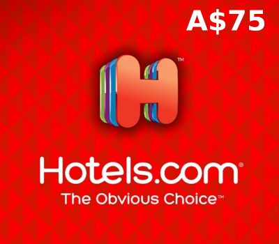 Hotels.com AUD 75 Подарочная карта