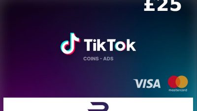 Rewarble TikTok GBP 25 Подарочная карта